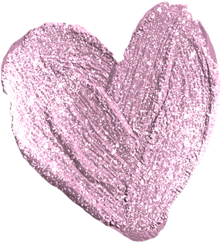 Pink Glitter Heart